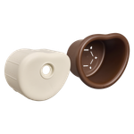 organic bird house 25cm kastanje bruin